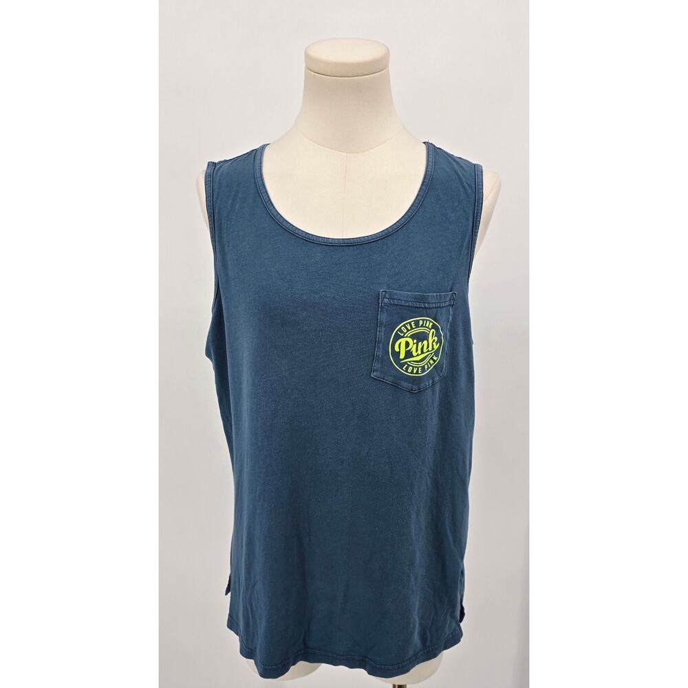 Victoria’s Secret PINK y2k nostalgia barbiecore Neon Logo Tank